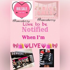 Like to be notified when I’m ✨💫live💫✨